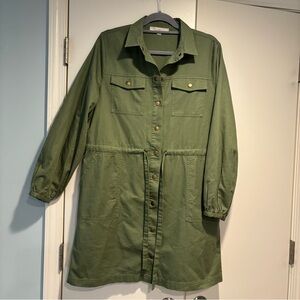 Olive Green Women's Utility Jacket